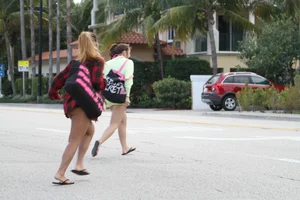 Sexy Florida beach bikini girls, some topless