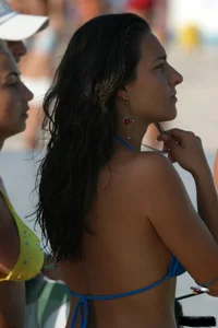 Beach voyeur girls in bikinis, thongs and topless