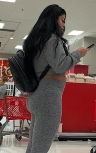 Luscious Latina Bubble Butt in Grey