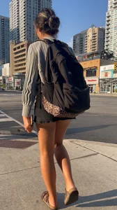 Hot Asian Girl Ass and Legs With No Shorts!!!
