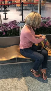 Petite big tit milf