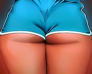 Awesome Booty in Mini Shorts And Panties Selfies Collection