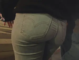 Tight jeans latina. Super close up