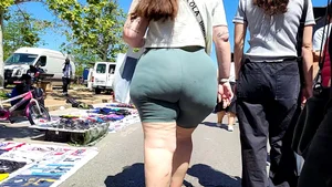Insane BBW monster booty in shorts (OC)