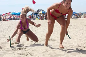 Bunch of sexy lifeguard tournament girls from 2013