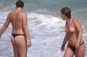 Sexy nude beach girls on Zlote Beach in Bulgaria