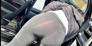 PAWG VPL insane see through show off