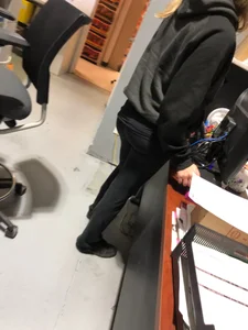 Blonde co worker