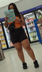 Asian girl shopping @ Walmart