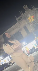 Sexy Latina in white leggings