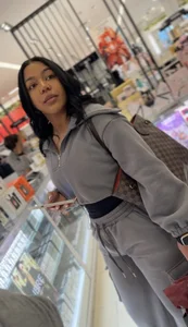 Fat ass in sweats!