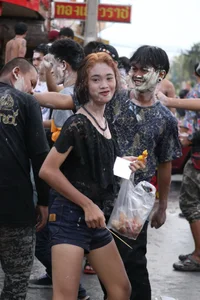 Water Festival girls in Thailand