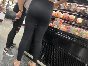 See through leggings on latina teen