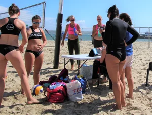 Weymouth beach volleyball girls 2018