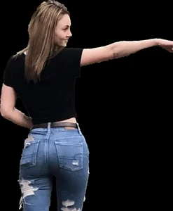 Teen girls in jeans and denim shorts creepshots collection