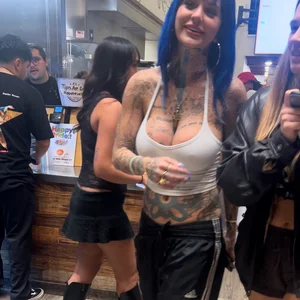 Tattoed Babe with Perky Tits