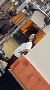 Sexy Fit Latina Tight Butt on the treadmill