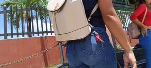 Perfect shape ass in jeans