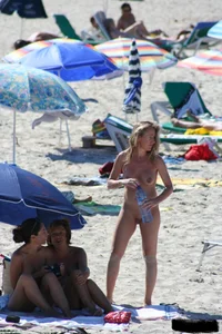Bunch of sexy ladies on a nude beach