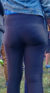 Booty in Yoga Pants Closeup