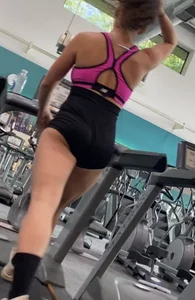 TEEN IN SHORTS WITH CHEEKS OUT! MY BEST GYM SHOTS TO THIS DAY