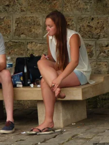 Park, legs, feet, sandals & asses