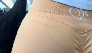 GOATED PEACHY BOOTY  VPL FROM CLOSE