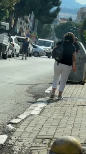 Nice street booty candid video