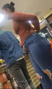 Latina ass in tight jeans