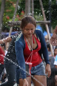 Water Festival girls in Thailand
