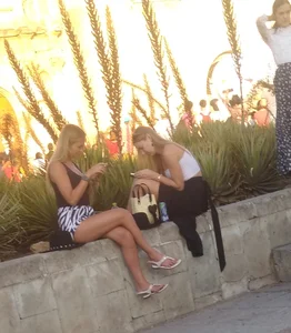 some legs on the street