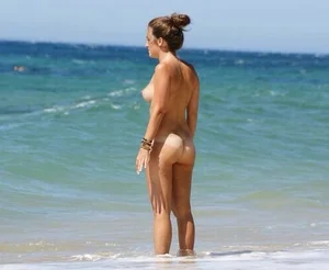 Nude beach and topless girls