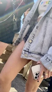 Where did her shorts go?