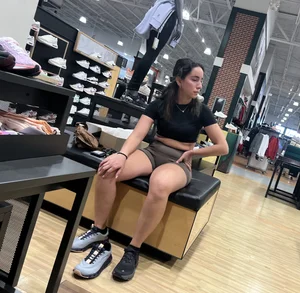 Big booty Latina sneaker shopping (oc)