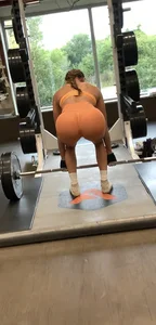 Innocent teen in see through orange spandex shorts, thick brunette in soft gray spandex shorts
