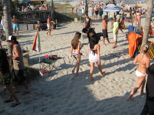 Mix of candid girls at the beach and in bikinis
