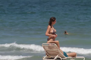 Collection of milfs in bikinis on the beach
