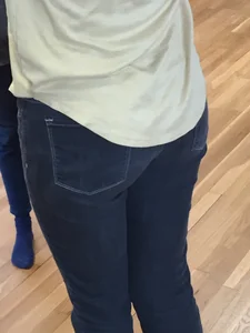 Beautiful teen ass in jeans