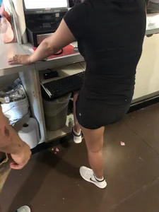 Sexy Lulu shorts at work