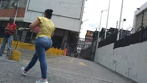 340 There’s Huge Juicy Asses & There’s This! Milf Latina w Glorious Bubble and major VPL