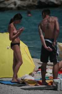 3 amazing topless girls on a nudist beach