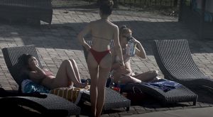 College bikini babes - caught and they liked it
