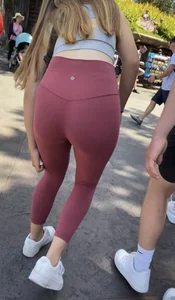 Must see! Nice Ass in red leggings   Not OC