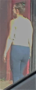 Candid girls in leggings and tights