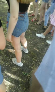 Girl in Shorts - Nature Park Candid
