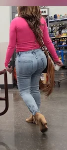 BBL in tight jeans latina
