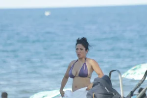 Bikini babes at Deerfield Beach in Florida
