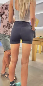 Amazing skinny blonde with thigh gap