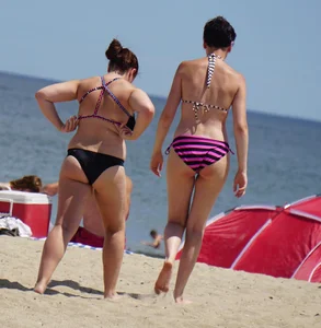 Beach and bikini girls