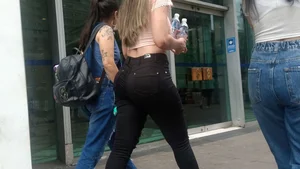 Blonde PAWG in tight jeans (OC)